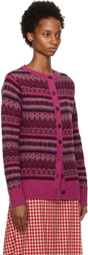 Molly Goddard Pink Calum Cardigan