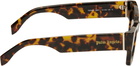Palm Angels Brown Bodie Sunglasses