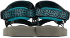 Suicoke Blue & Gray DEPA-Cab-PT06 Sandals