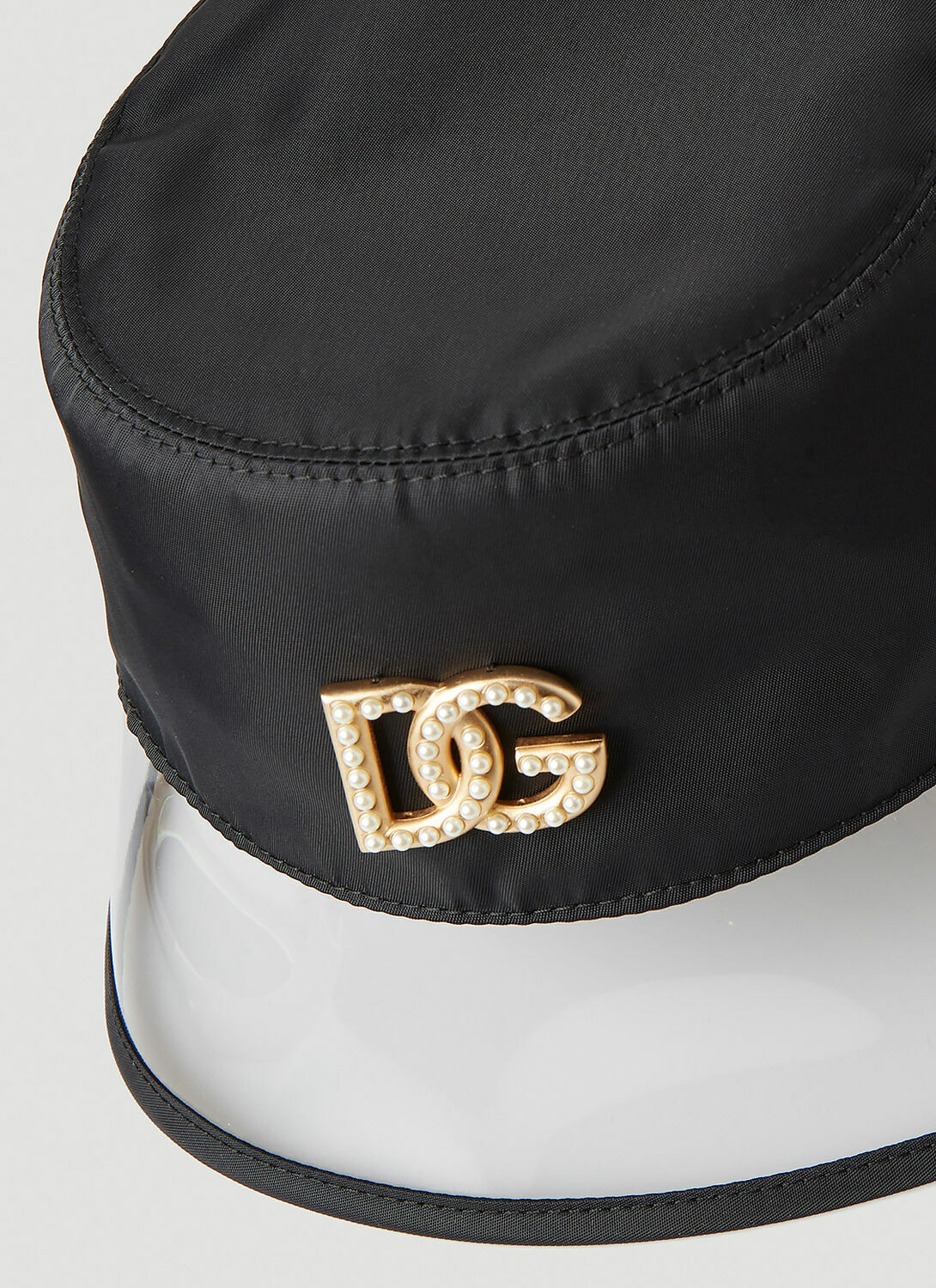 Dolce & Gabbana Embellished Logo Bucket Hat