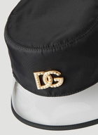 Dolce & Gabbana Embellished Logo Bucket Hat