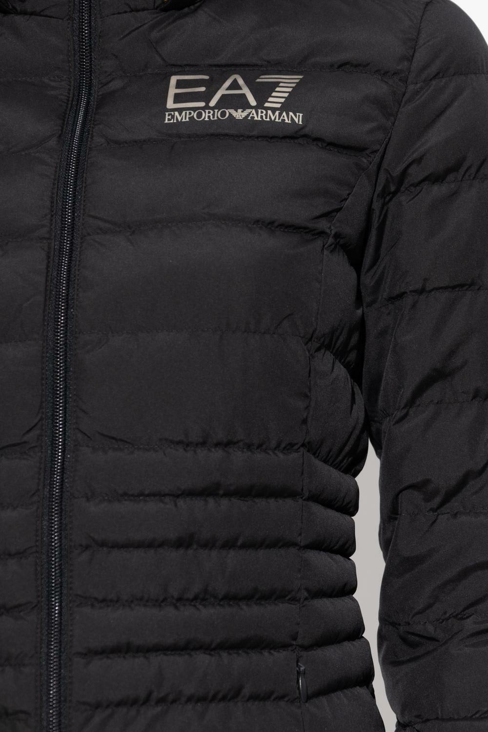 Ea7 Emporio Armani Quilted Jacket With Logo
