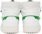 Off-White White & Green 3.0 Off Court Sneakers