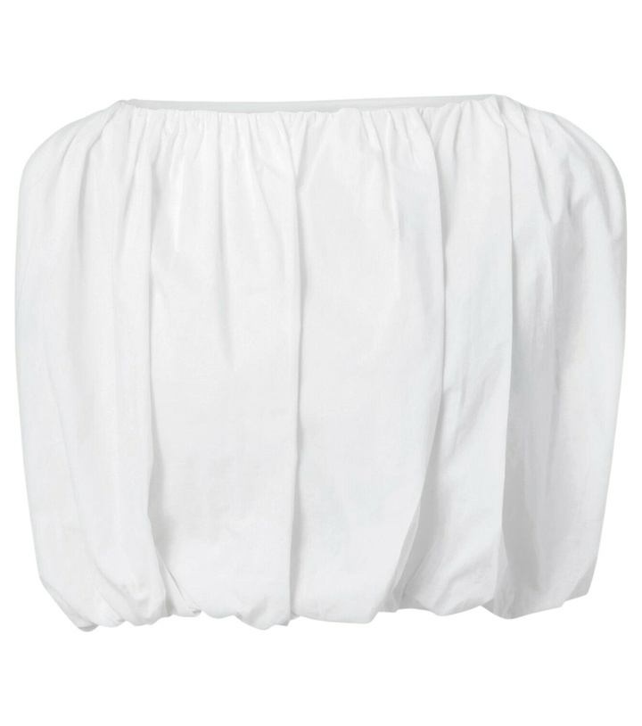 Photo: Adriana Degreas Inamorata cotton-blend crop top