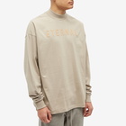 Fear Of God Men's Long Sleeve Eternal Cotton T-Shirt in Dusty Beige