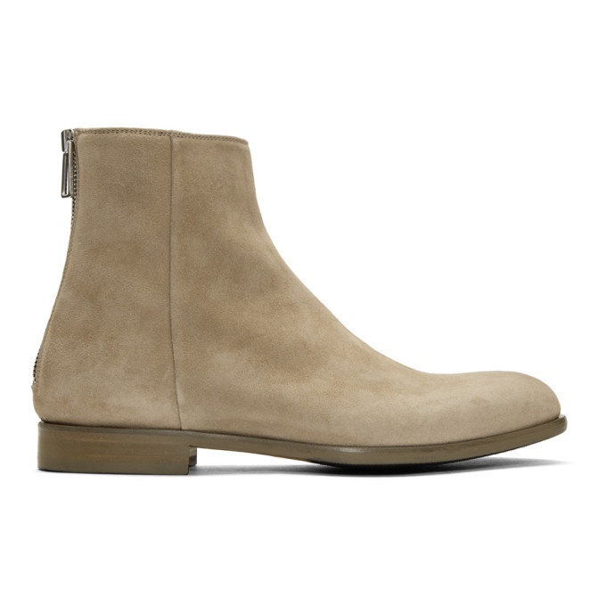 Photo: PS by Paul Smith Taupe Suede Jean Boots