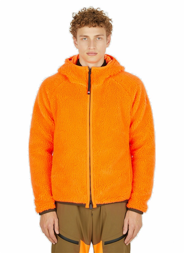 Photo: Zip Up Fleece Jacket in Orange