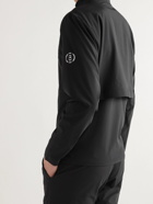 Bogner - Verano Logo-Print Stretch-Jersey and Mesh Golf Jacket - Black