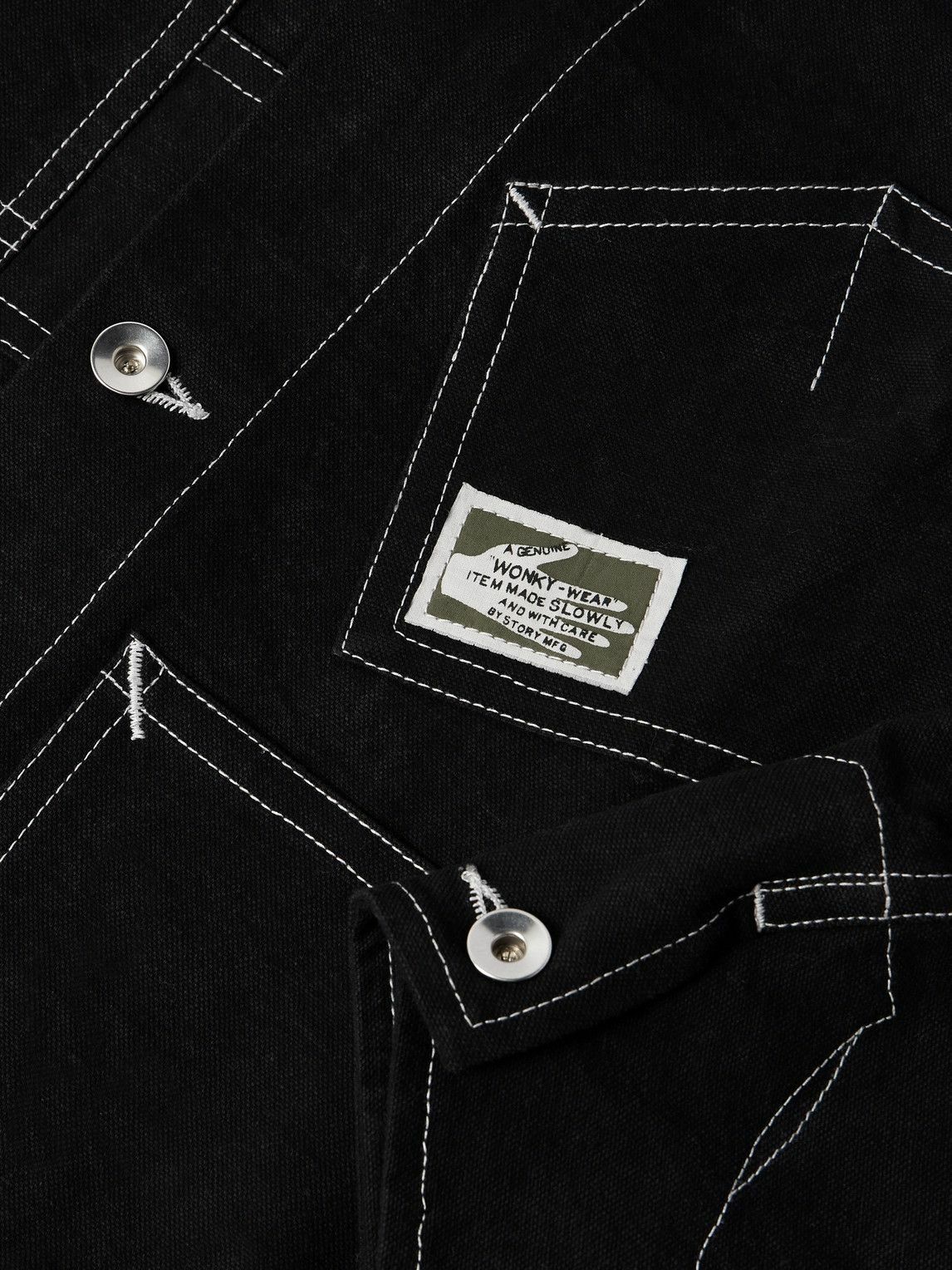 Story mfg. - Wonky-Wear Station Organic Cotton-Canvas Jacket