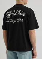 Off-white Skate Logo-print Cotton T-shirt Black