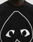 Comme des Garçons Play T-SHIRT LOGO PRINT KNIT Black Mens Shortsleefe