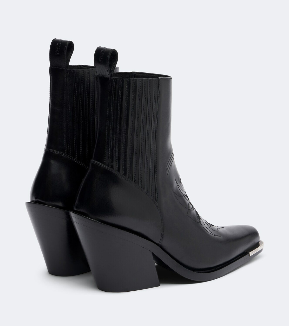 Rabanne Leather cowboy boots