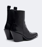 Rabanne Leather cowboy boots