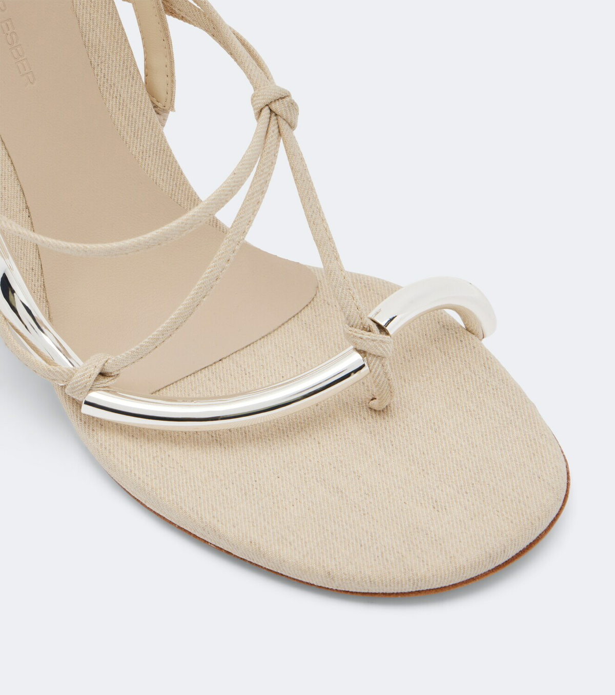 Christopher Esber Molten wedge thong sandals