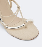 Christopher Esber Molten wedge thong sandals
