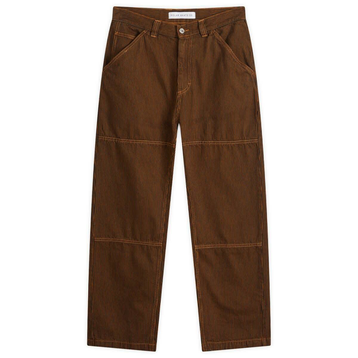 Polar Skate Co. Men's Big Boy Work Pants in Mud Brown Polar