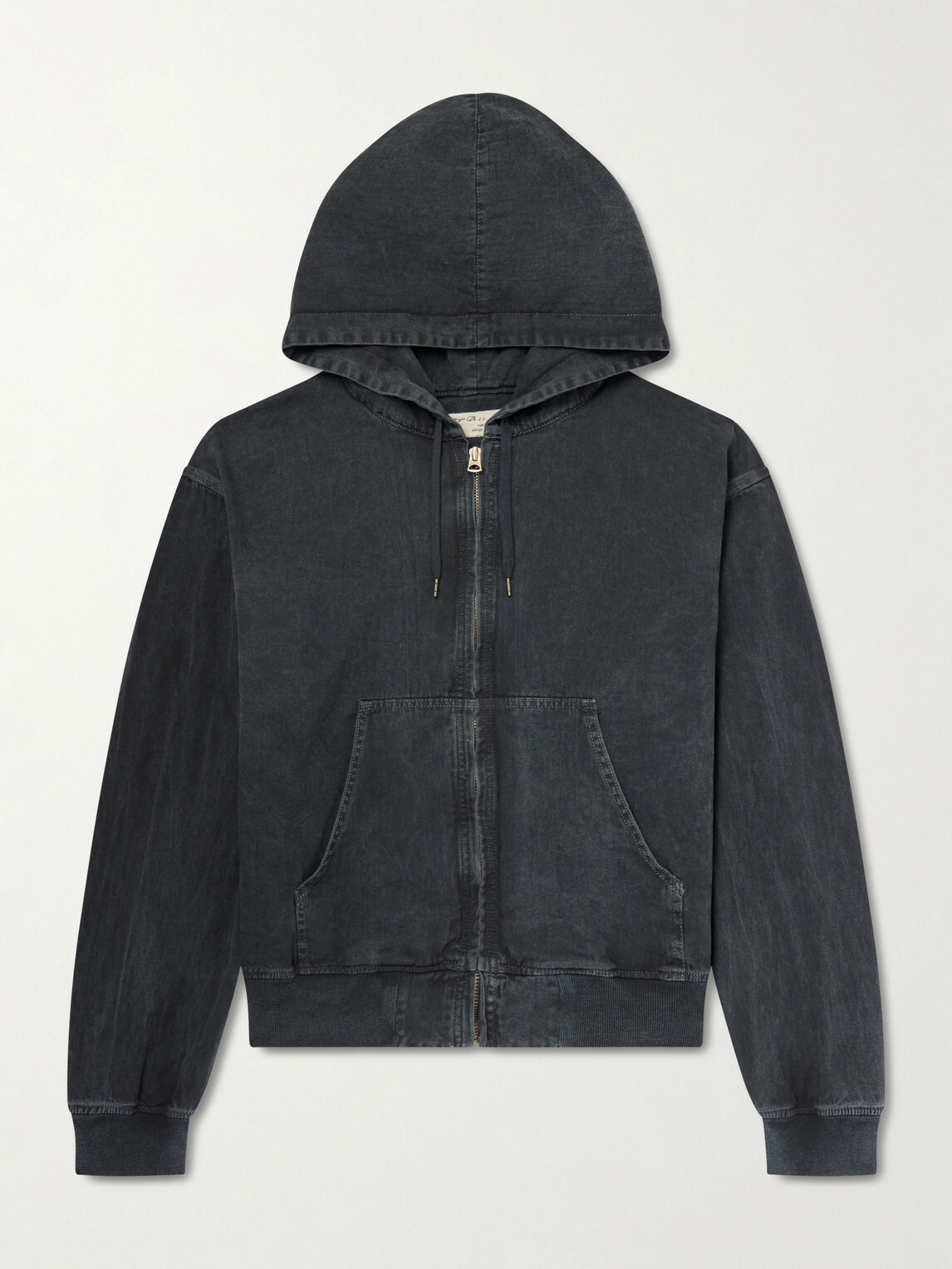 Remi Relief - Cotton-Twill Hooded Blouson Jacket - Gray