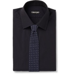 TOM FORD - Slim-Fit Cotton-Poplin Shirt - Blue