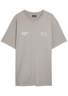 Club 1984 Melrose Printed Cotton T-shirt Grey