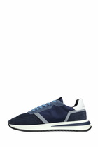 Philippe Model Tropez 2.1 Sneakers In Blue Suede And Fabric