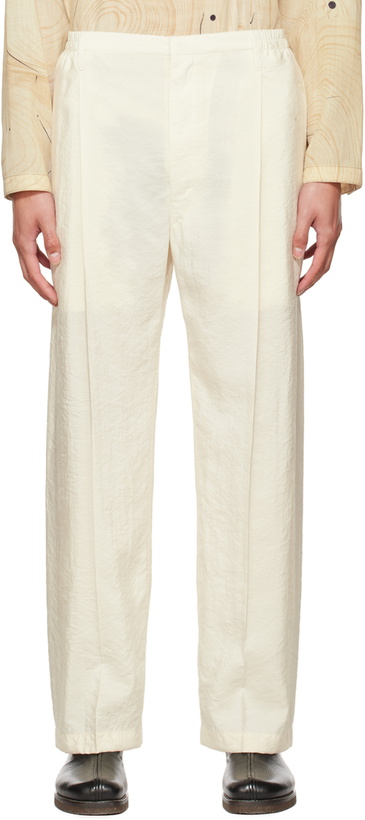 Photo: Lemaire Beige Easy Trousers