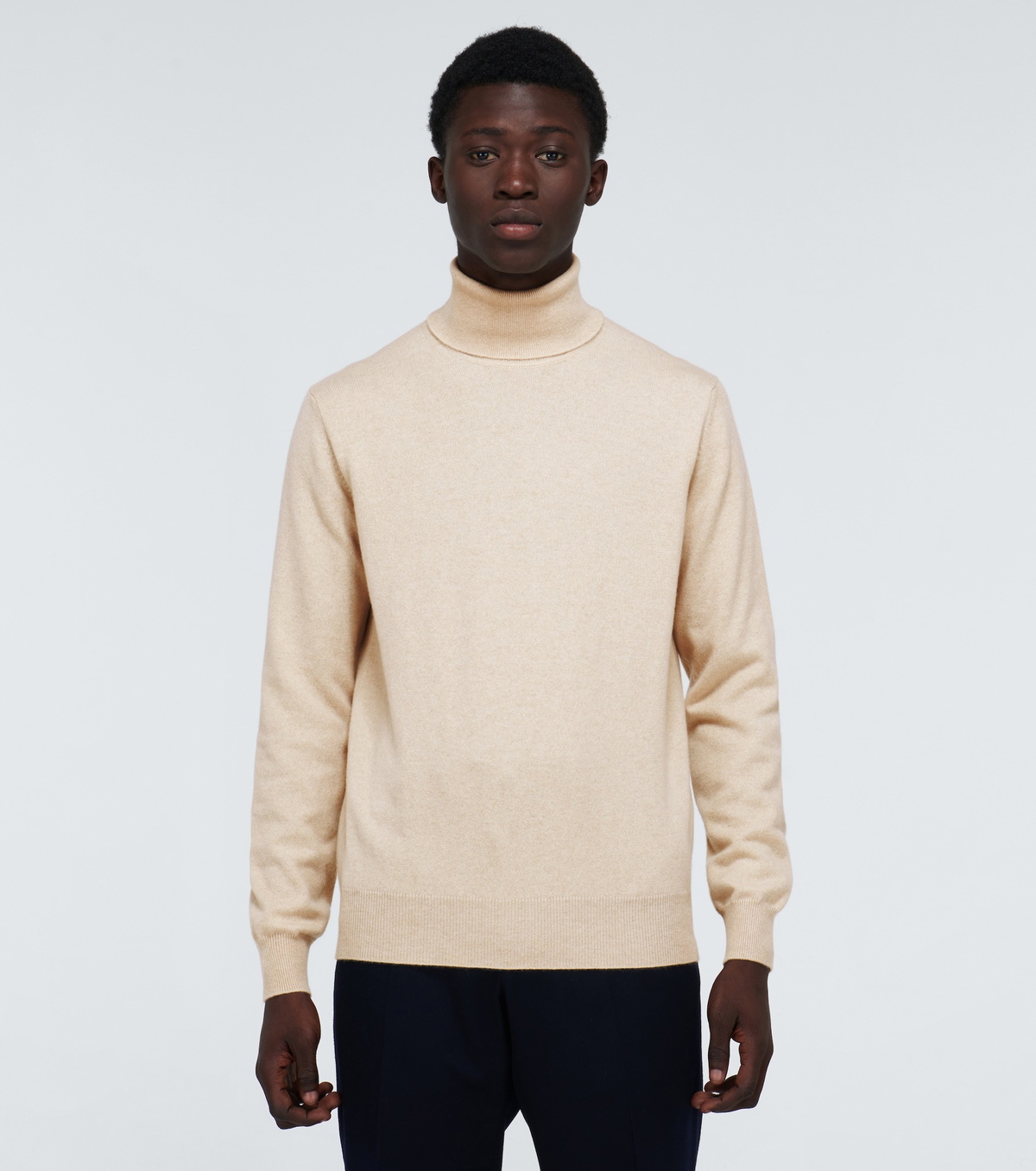 Cream cashmere turtleneck best sale