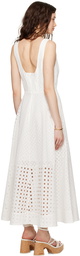 ZIMMERMANN Off-White Matchmaker Midi Dress