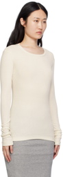 Jil Sander Gray Layered Long Sleeve T-Shirt