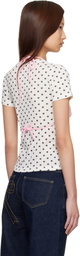 Sandy Liang Off-White Effie T-shirt