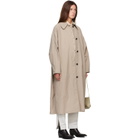 Cordera Beige Batwing Trench Coat