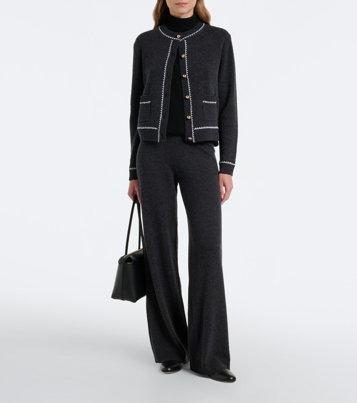 Jardin des Orangers Virgin wool and cashmere cardigan