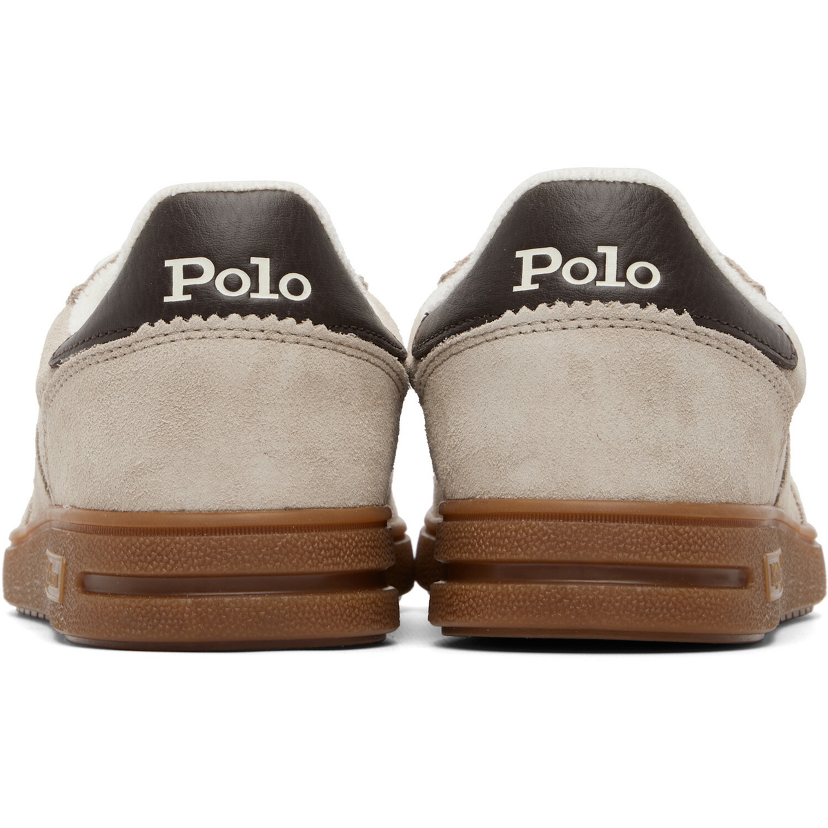 Polo Ralph Lauren Beige Bedford Suede Sneakers
