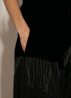 Yohji Yamamoto Embroidery Draped Pants