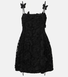 Blumarine Embroidered lace minidress