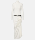 Coperni Belted draped gown