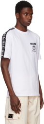 Moschino White Double Question Mark T-Shirt