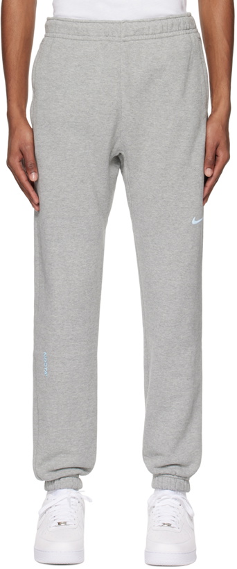 Photo: Nike Gray NOCTA Drawstring Sweatpants