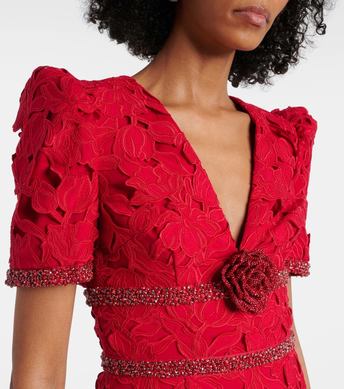 REBECCA VALLANCE ワンピース Embellished lace midi 1034430 Rebecca Vallance Embellished lace midi dress Rebecca Vallance