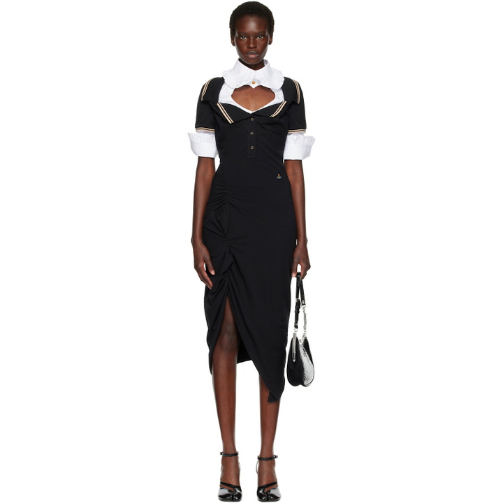Photo: Vivienne Westwood Black Long Monday Pulling Midi Dress
