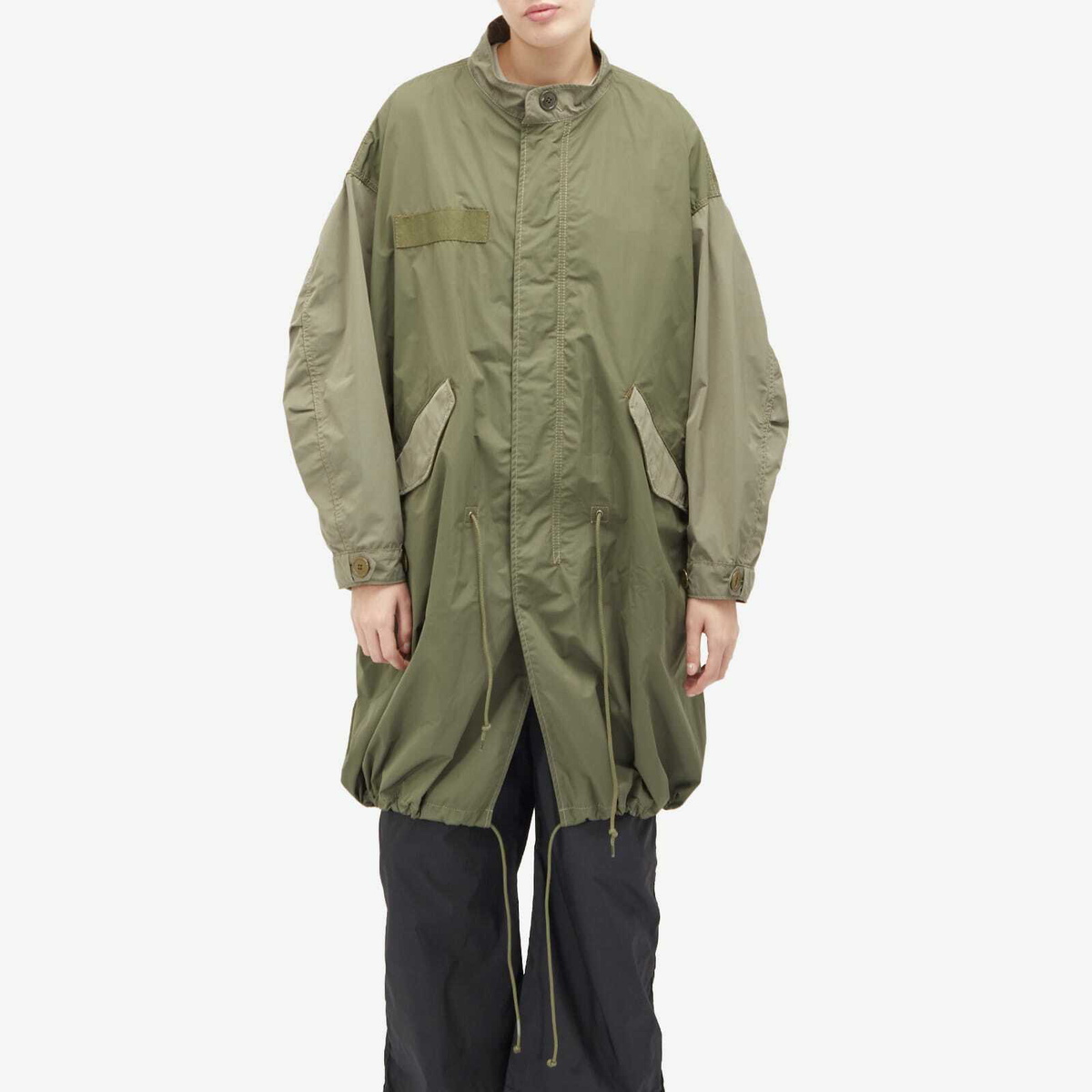Beams Boy Women's Solotex Parka Jacket in Olive Crz Beams Boy