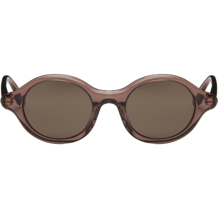 Photo: LOEWE Brown Epsilon Slim Sunglasses