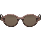 LOEWE Brown Epsilon Slim Sunglasses