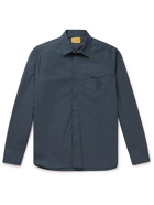Tod's - Logo-Embroidered Cotton Shirt - Blue