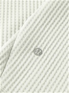 Lululemon - Slim-Fit Recycled Waffle-Knit Half-Zip Sweatshirt - Gray