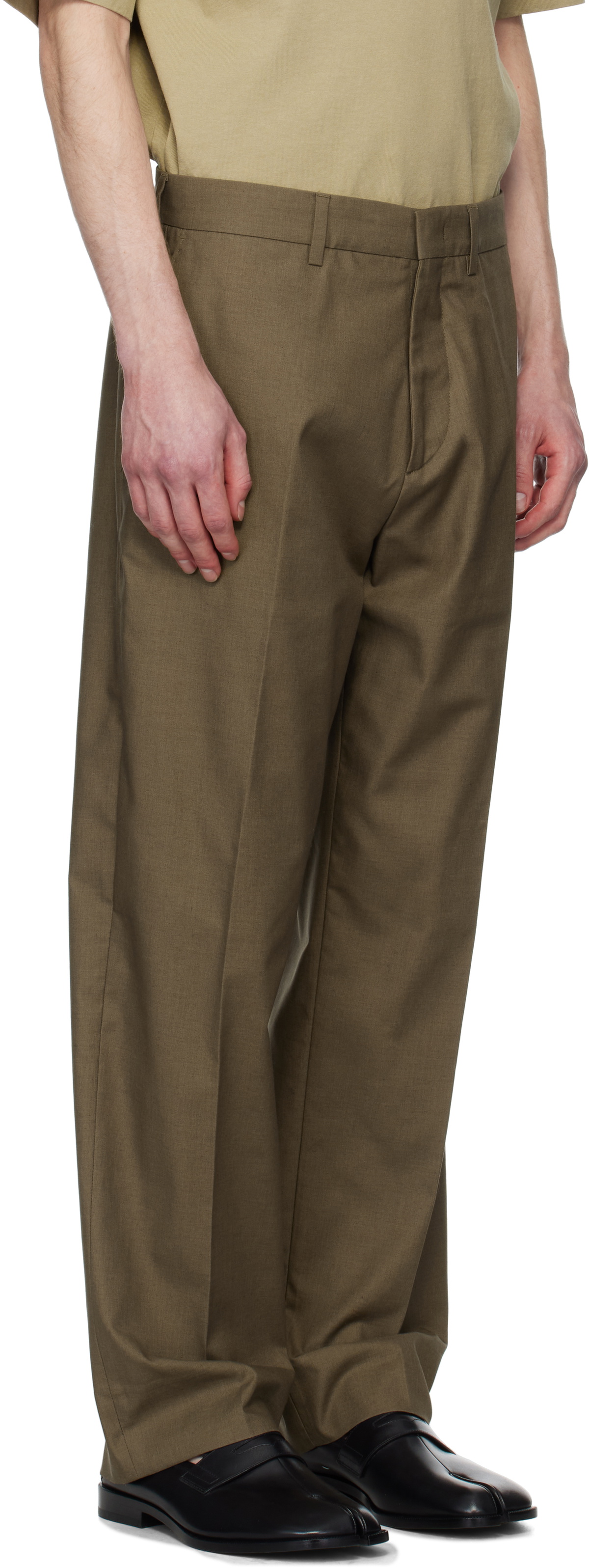 RANRA Khaki Writer Trousers