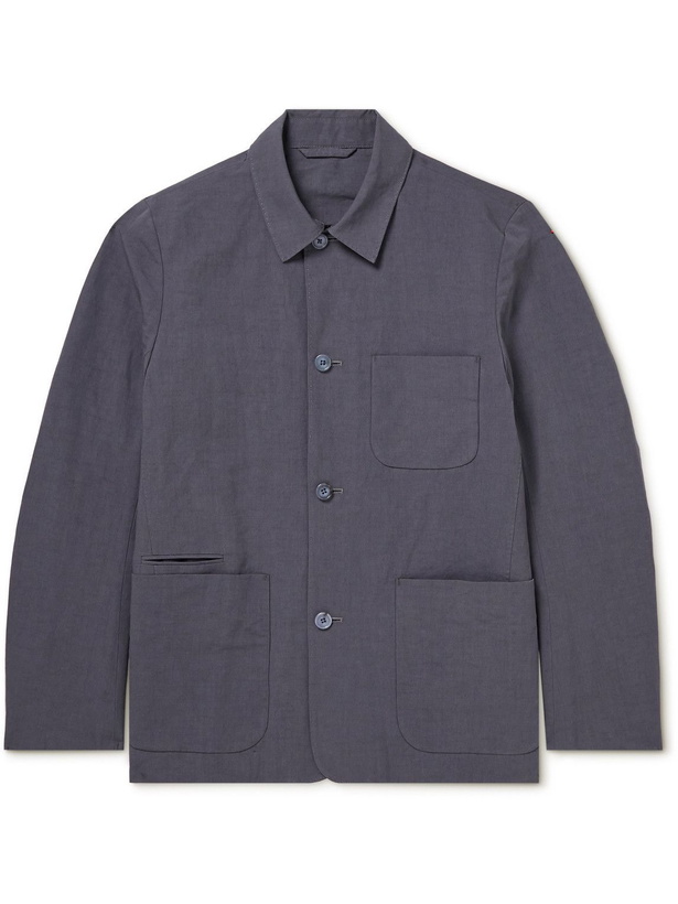 Photo: Paul Smith - Cotton and Linen-Blend Jacket - Blue