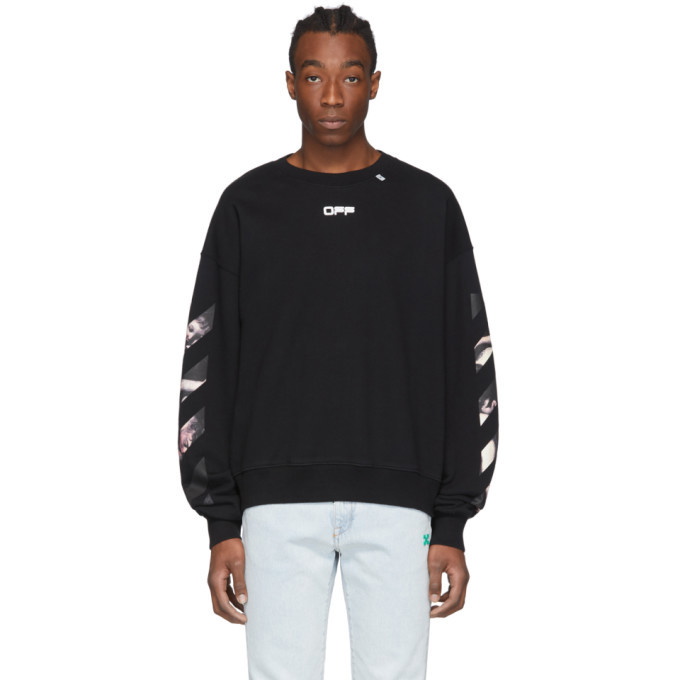 Photo: Off-White Black Caravaggio Arrows Sweatshirt