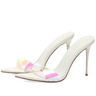 Femme LA Women's Azucar Slip On Heel in White Pixie Multi