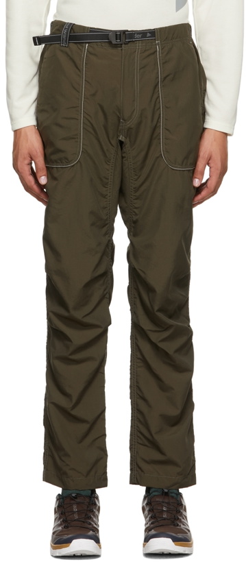 Photo: and wander Khaki Nylon Climbing Trousers