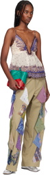 HEREU Green & Red Duxia Pouch